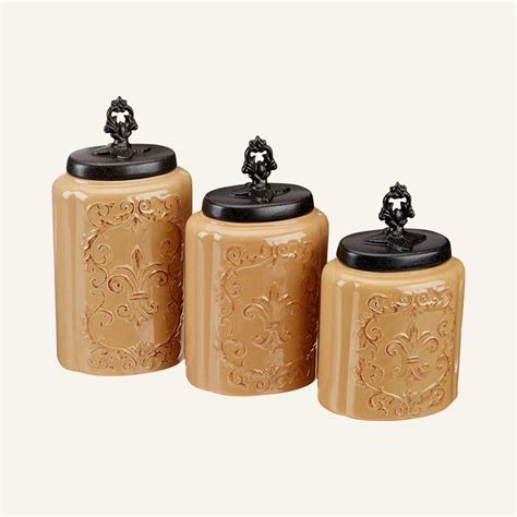 3 Piece Kitchen Canister Set 3 Piece Kitchen Canister Set Kitchen Canister Set Canister Sets