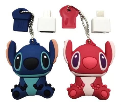 Memoria Usb 128gb Figura Stitch Nuevas Garantizadas Color Stitch Azul