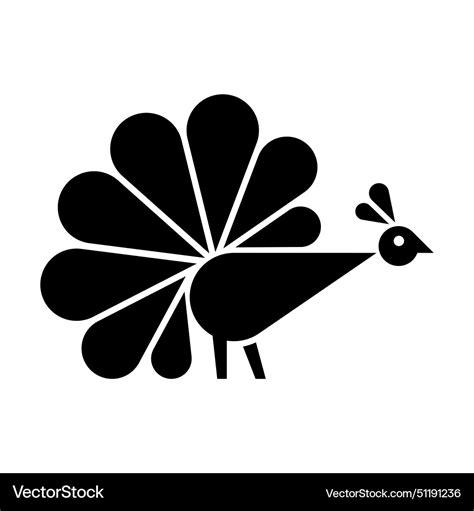 Peacock logo Royalty Free Vector Image - VectorStock