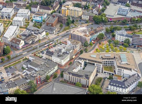 Aerial View City Centre With Platz Der Deutschen Einheit At Hamm Main