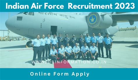 Indian Air Force Recruitment 2024 Notification PDF Apply Online For