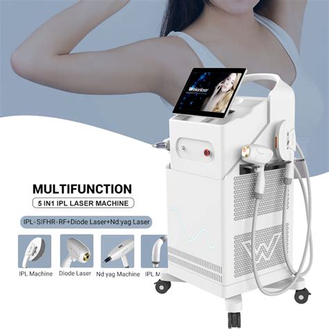 Multifunction IPL 5 In 1 IPL RF Opt ND YAG E Light 808 Diode Laser IPL