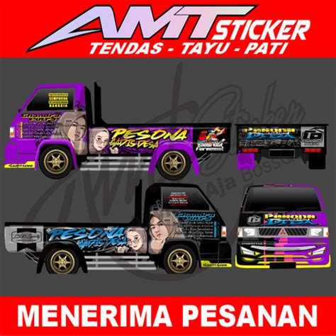 Jual Stiker Decal Full Body Pick Up L Bisa Custom Desain Beda