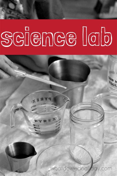 DIY Simple Kids' Science Lab