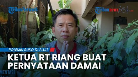 Ketua Rt Riang Prasetya Buat Surat Damai Untuk Para Pemilik Ruko