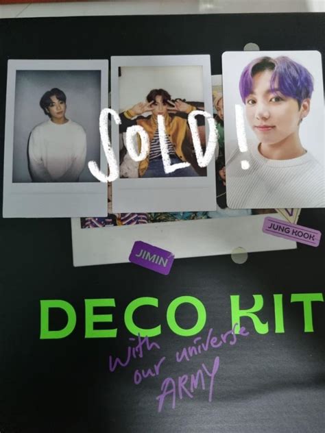 Wts Bts Deco Kit Photocards Set Hobbies Toys Memorabilia