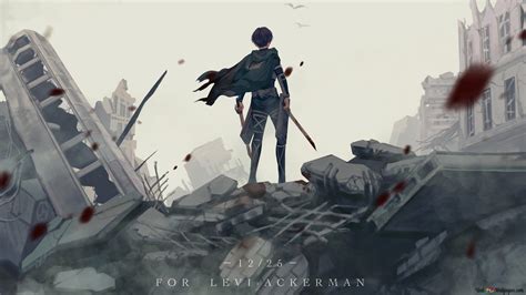 Levi Ackerman / Attack On Titan 4K wallpaper download