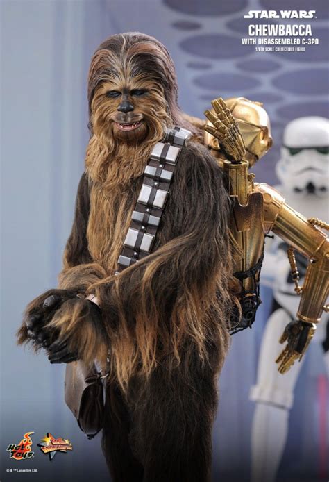 Chewbacca With Disassembled C 3PO Aus Star Wars The Empire Strikes Back Von Hot Toys MMS766