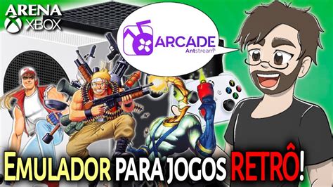 Emulador OFICIAL mais de 1300 jogos retrô para o Xbox Antstream