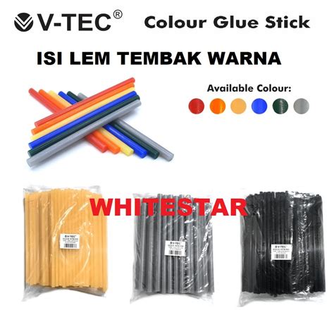 Jual Isi Refill Lem Tembak Glue Gun Stick V Tec Warna X Cm