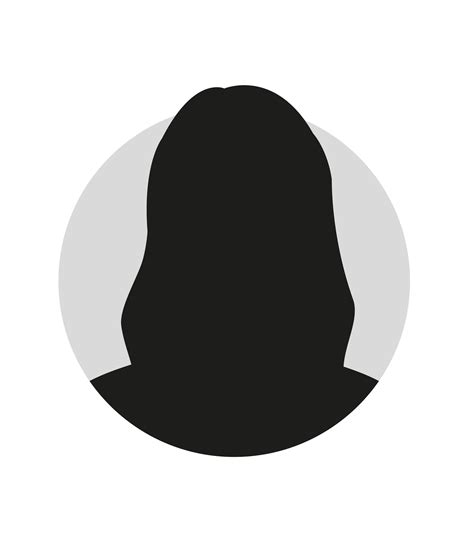 Male and female face silhouette or icon. Man and woman avatar profile ...