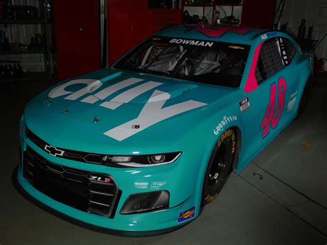 Alex Bowman To Run Seafoam Greenpink Nascar Throwback At Darlington