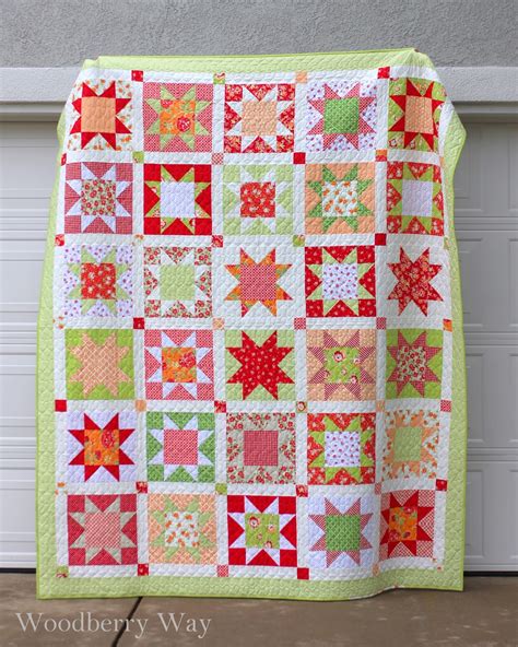 Woodberry Way Sawtooth Star Quilt