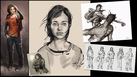 The Last Of Us Ellie Concept Art