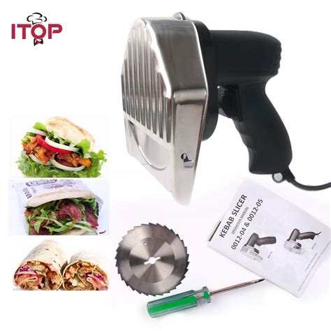 Fast Delivery Professional Electric Shawarma Doner Kebab Knife Kebab