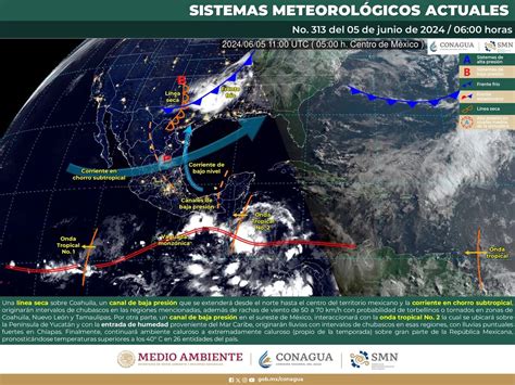 Qué es una vaguada monzónica y qué efectos tendrá en el clima en México