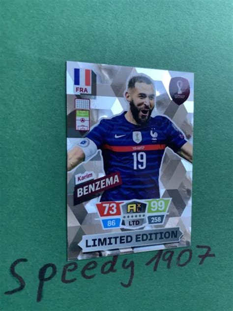 PANINI FIFA WORLD CUP QATAR 2022 Limited Edition Karim Benzema France