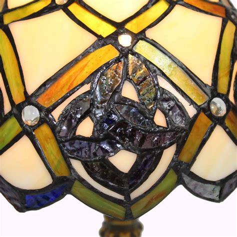 Celtic Eternity Knot Tiffany Accent Lamp From Memory Lane Lamps