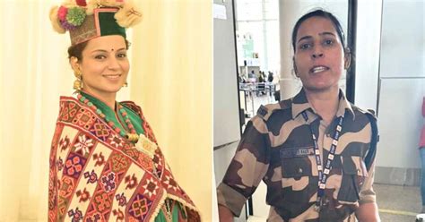 CISF Constable Suspended After Slapping Mandi S MP Elect Kangana Ranaut