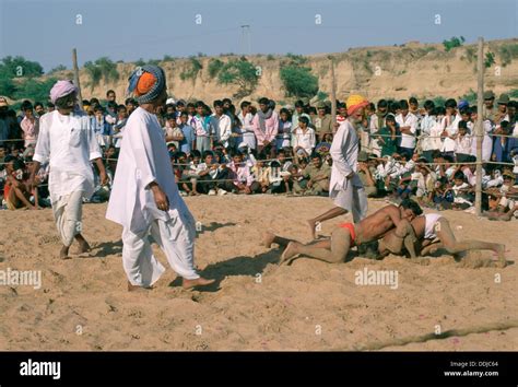 Traditional Indian Wrestling Kushti In Hindi With Referees India