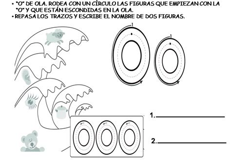 Actividades Con La Letra O Grafomotricidad Y Lectoescritura Images