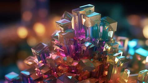 Bismuth Crystal Stock Illustrations 97 Bismuth Crystal Stock
