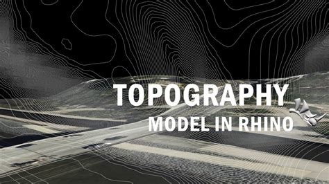 Topography Model In Rhino Youtube