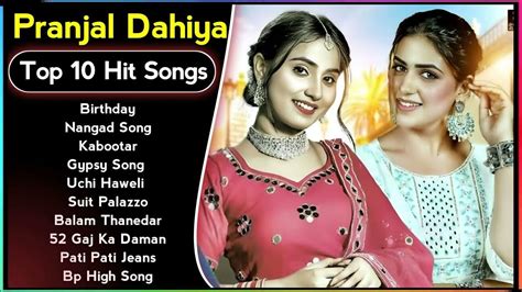 Pranjal Dahiya New Songs New Haryanvi Song Jukebox 2023 Pranjal