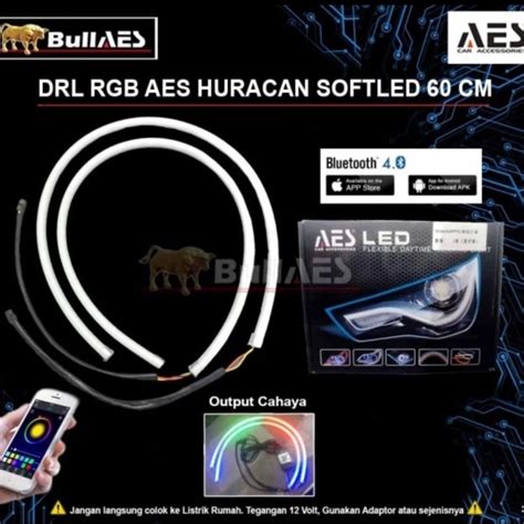 Jual Lampu Alis Aes Drl Huracan Softled Rgb Bluetooth Control Cm Cm