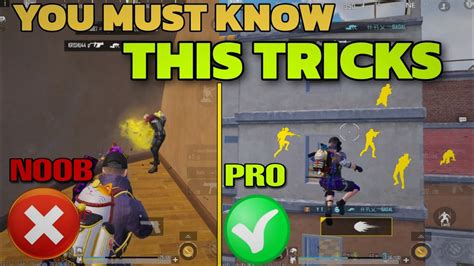 Every Bgmi Pubg Player Should Know This Crazzy Tips And Tricks New Bgmi