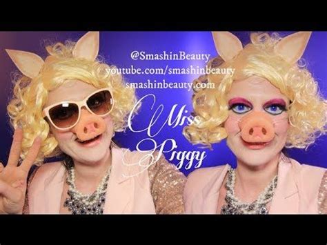 Miss Piggy Halloween Makeup Tutorial Smashinbeauty Miss Piggy