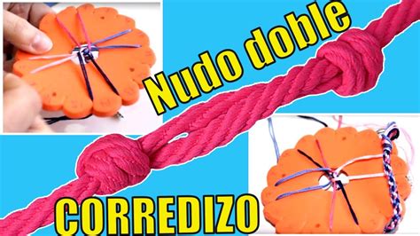 Cómo hacer un nudo corredizo doble y cordón para pulseras y collares