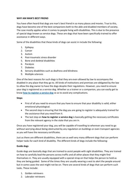 Ppt Psychiatric Service Dog Letter Template Powerpoint Presentation
