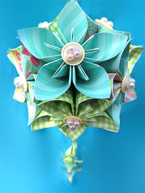 Shabby Chic Flower Pomander By Papersquare On Deviantart