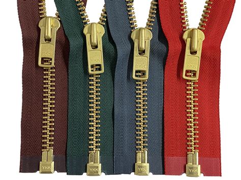 YKK 10 Brass Metal Separating Zippers Extra Heavy Duty Jacket Made In