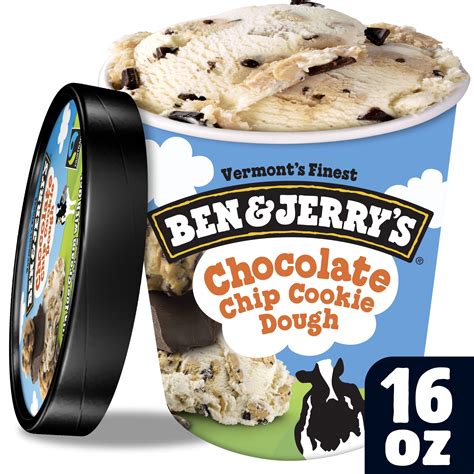 Ben Jerry S Chocolate Chip Cookie Dough Ice Cream Oz Walmart