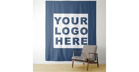 Business Company Logo Backdrop | Zazzle