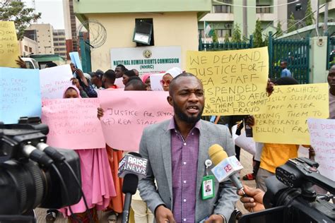 Protest Erupts In Abuja Over Suspension Of Federal Workers For