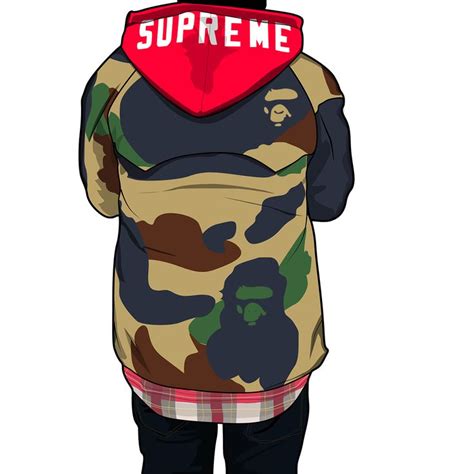 19 Best Dope Supremebapenike Toons Images On Pinterest