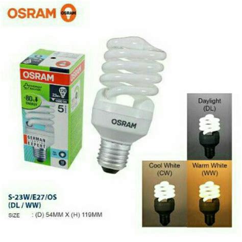 Osram Duluxstar Mini Twist W Spiral Screw Tornado E Warm