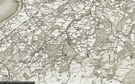 Historic Ordnance Survey Map of Cawdor, 1911-1912