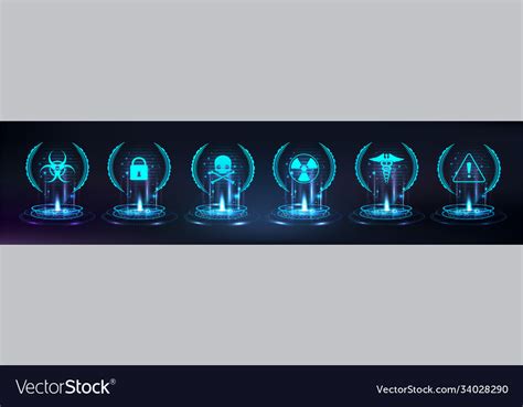 Game checkpoint hologram base Royalty Free Vector Image