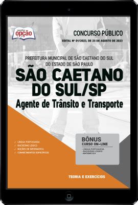 Apostila Prefeitura de São Caetano do Sul SP em PDF Agente de