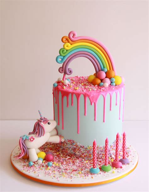 Unicorn Rainbow Sheet Cake | Printable Templates Free