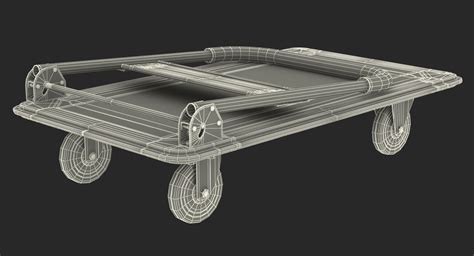 Folded Trolley 3D模型 3D模型 19 3ds blend c4d fbx ma obj max Free3D