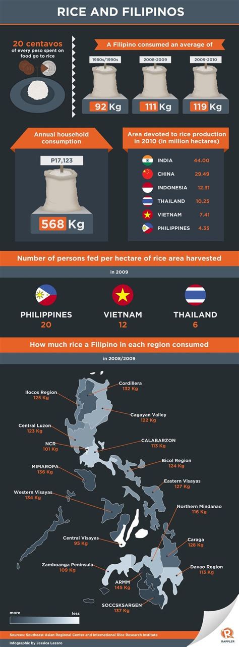 Infographic How Much Rice Do Filipinos Consume