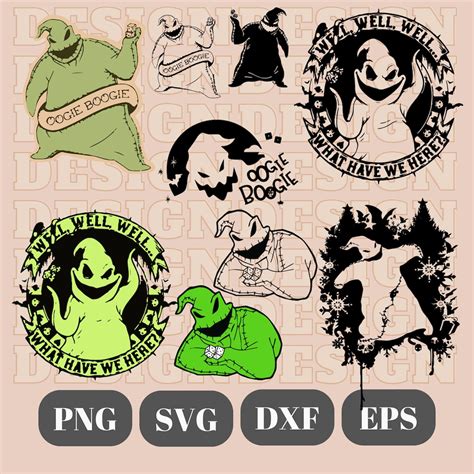 Oogie Boogie Svg, Oogie Boogie Png Halloween Svg Svg, Png, Dxf Designs, Stickers, Custom Cups ...