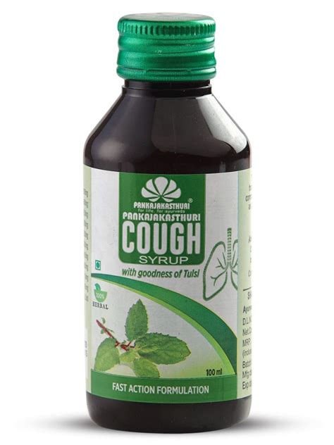 Cough Syrup Sf Tulasi Ml Pankaja Kasthuri Ayurcentral Online