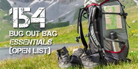 136 Bug Out Bag Essentials Pdf Checklist Survival Sullivan Bug