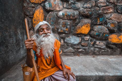 Portrait Of Bearded Monk · Free Stock Photo